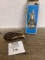 unique 44 Caliber gun powder flask in box