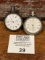 Pair of early 1900s pocket watches