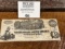 1862 Confederate States of America ONE HUNDRED DOLLARS $100 bill