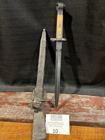 Early 1900s HEMBRUG Dutch German Bayonet used in WWII by rear Echelon Troups