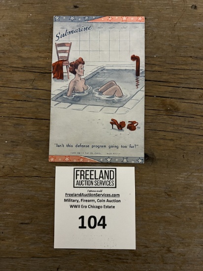 WWII era "Isn't this defense program going to far" post card