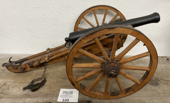 25" unique antique Black Powder Cannon