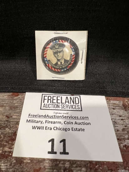 General Jonathan M. Wainwright original WWII war general pin