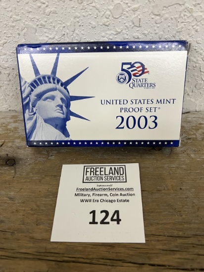 2003 United States Mint Proof Set and Quarter Set