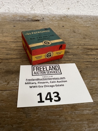 25 Patronen Kal 7.65 mm (.32) BROWNING Ammo