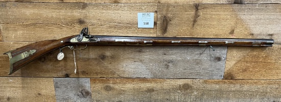Berks Cty, Pa. Fullstock Curly Cherry Pennsylvania Flintlock 50 cal. Rifle Attributed to F Schnader