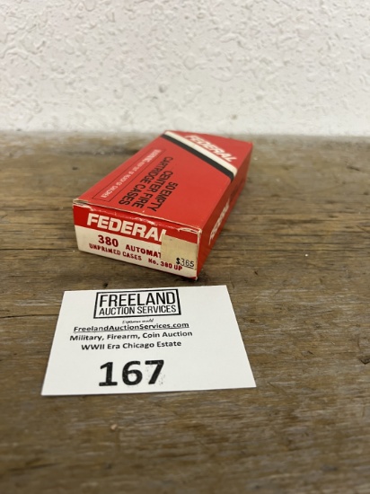 Federal 380 Automatic 50 center fire cartridge cases