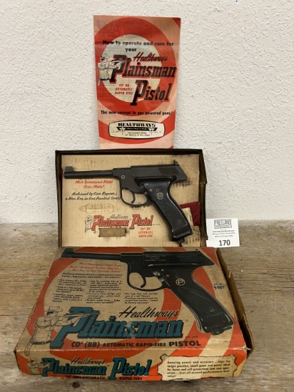 Healthway Plainsman CO2 BB Automatic Rapid Fire Pistol in original box