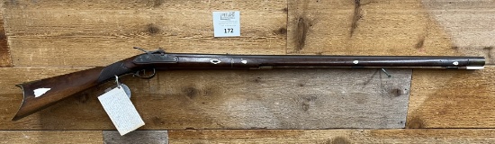 Ephraim Gilbert Fancy “Take Down” 36 Cal. Octagon Barreled Rifle w/ivory inlays & Circa 1825-30