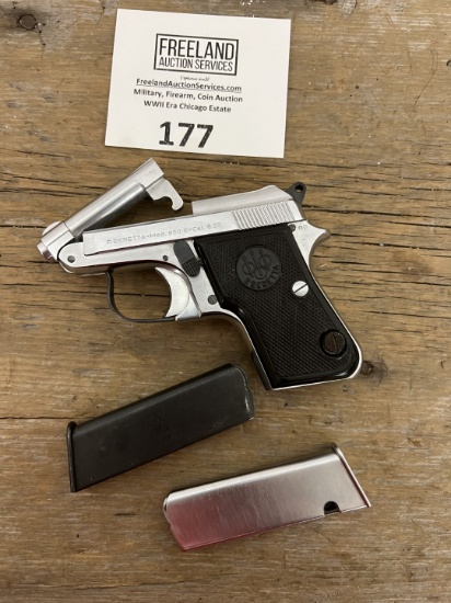 P. Beretta Model 950 B Cal. 6.35 RARE Stainless Steel Version Pre-1968