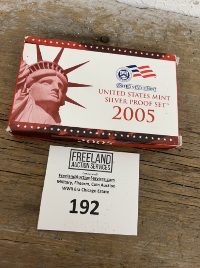 2005 United States Mint Silver Proof Set