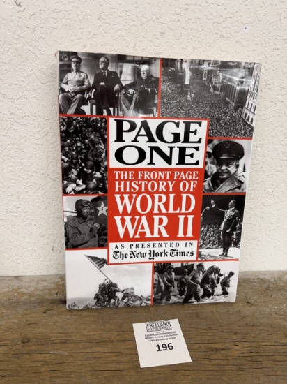 Large The New York Times WWII Front Page History book