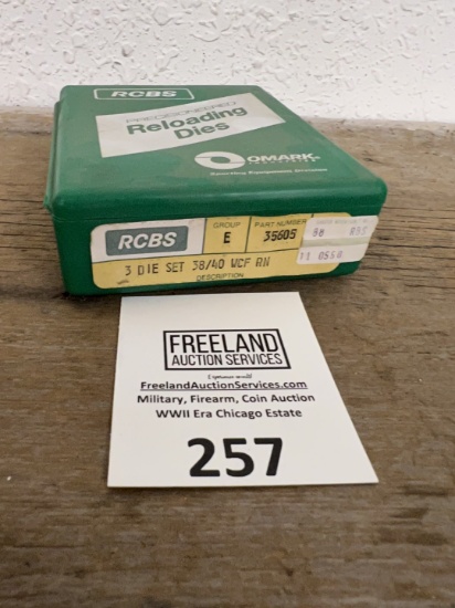 RCBS Reloading 3 DIE Set 38/40 WCF RN