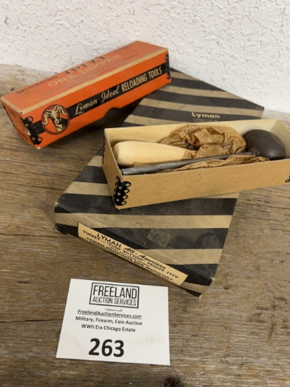Lyman IDEAL Reloading Tools dipper and equipment