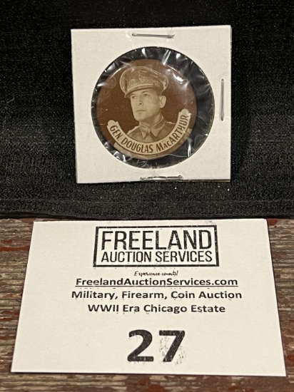 General Douglas MacArthur WWII pin