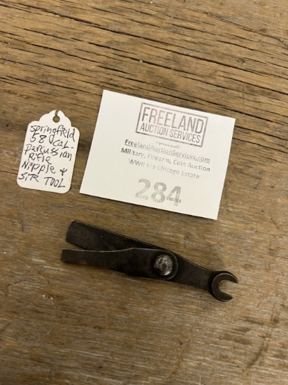 Springfield 58 Caliber Percussion Rifle Nipple Cleaning Tool