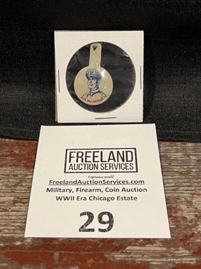General MacArthur WWII unusual pin
