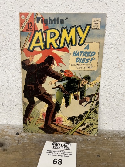Fightin' Army 12 cent military comic book