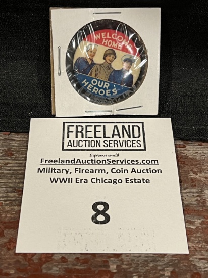 WWII Welcome Home Our Heroes Celebration Pin