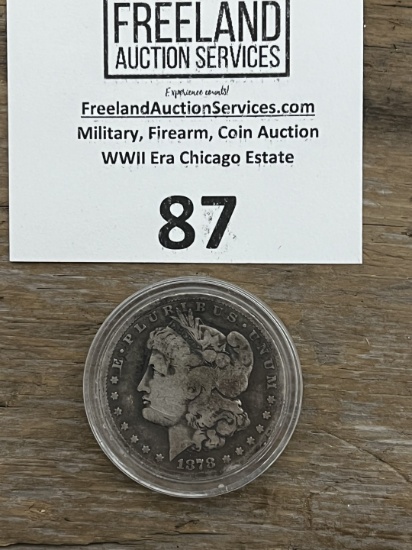 1878 Carson City Morgan Silver Dollar in Good Condition