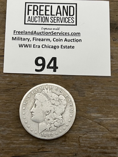 1882 Morgan Silver Dollar in good condition