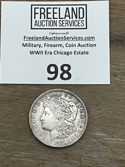 1921 Morgan Silver Dollar in Fine Condition