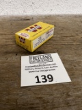 Winchester 25 Automatic 6.25mm 50 grain full metal case Box of center fire cartridges