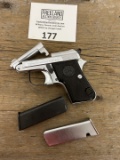 P. Beretta Model 950 B Cal. 6.35 RARE Stainless Steel Version Pre-1968