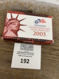 2005 United States Mint Silver Proof Set