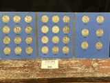 Liberty Standing Half Dollar FULL Book of 30 SILVER Coins 1937-1947