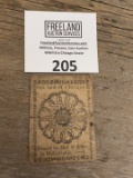original ONE SIXTH OF A DOLLAR currency printed Hall & Sellers 1776 Philadelphia