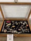Superb collection of WWII authentic memorabilia pins and medals