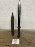 German K98 COF 42 Bayonet WWII era weapon for close combat fighting