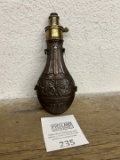 G & J.W. Hawksley SHEFFIELD ENGLAND original powder flask