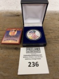 2000 American Eagle Silver Dollar in FULL COLOR 1 oz silver coin
