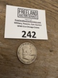 1954 Franklin SILVER Half Dollar in very good condition