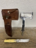 Union Cutlery Co. Knife & KA-BAR Hatchet set