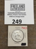 1963-D Uncirculated Franklin SILVER Half Dollar