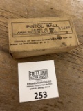 Vintage PISTOL BALL Caliber .45 M1911 Remington Arms MILITARY ISSUE