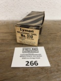 Lyman Reloading Tool No. 310 complete with Dies 44 mag