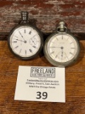 Pair of early 1900s pocket watches