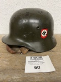 WWII Nazi Germany ET M35 POLIZEI Helmet late 1930s/early 1940s