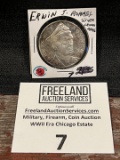 Erwin J. Rommel SILVER Crown AFRIKAKORPS Germany Coin/Token