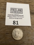 1964 SILVER Kennedy Half Dollar AU50 grade