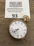rare 1930s Hamilton Watch Co. 21 Jewel Railroad Grade Pocket Watch with CLEAR BACK!