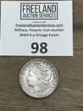 1921 Morgan Silver Dollar in Fine Condition