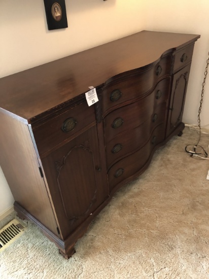 1940s Mahoghany Buffet with Dovetail drawers