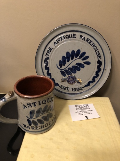 The Antique Warehouse 20 year anniversary Stoneware Items