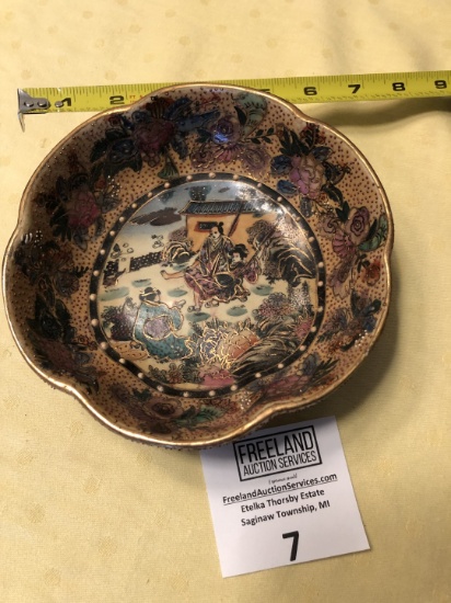 Fancy East Asia Decorative Bowl with Women