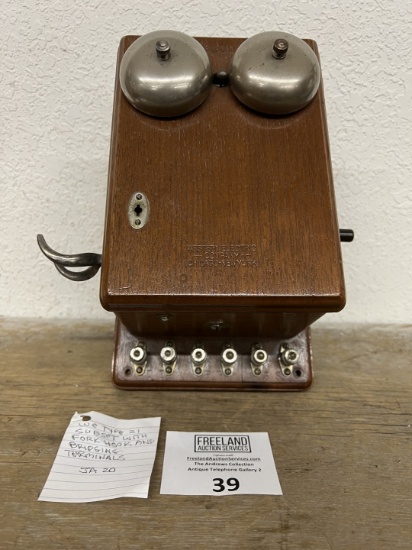 Western Electric Type 21 Top Box with Fork Hook and Bridging Terminals